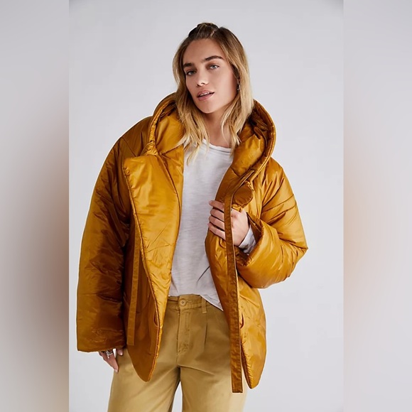 Norma Kamali Hooded Sleeping Bag Coat Free People - Picture 1 of 14